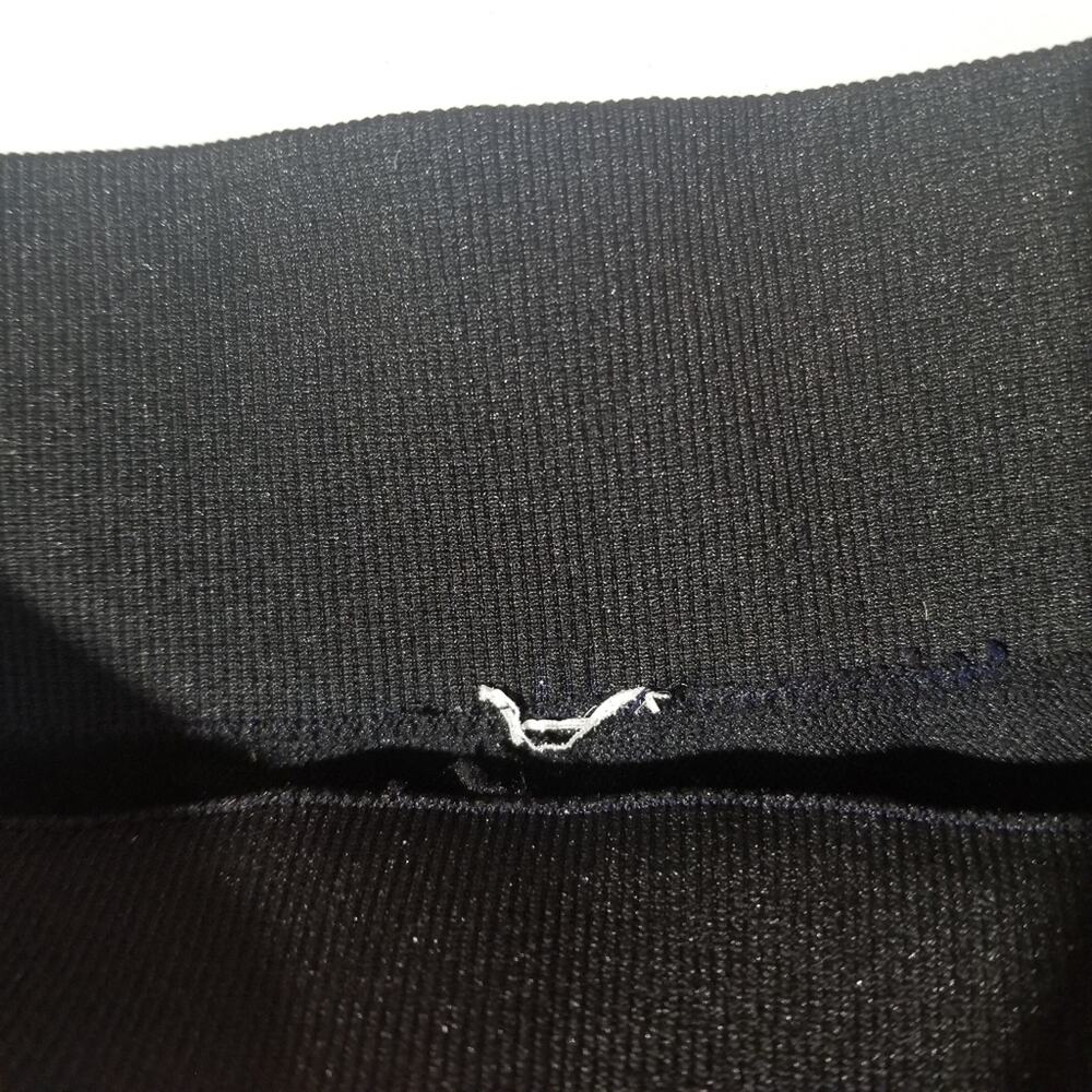 Black and Navy Leggings XS Blue Compression Tights Warm up Colorblock - Picture 4 of 4